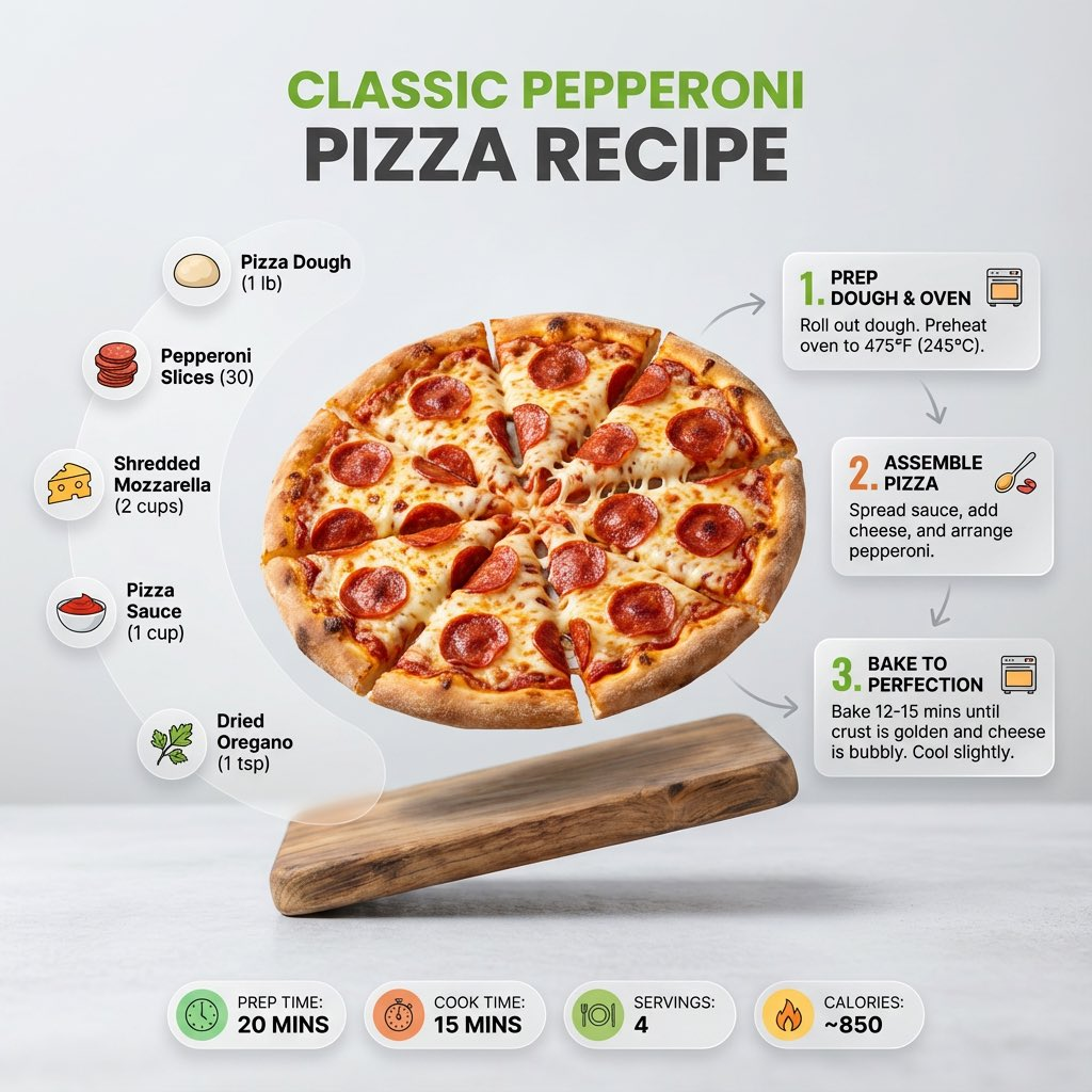 Flux 3 (flux-3.com) prompt example: Editorial recipe infographic