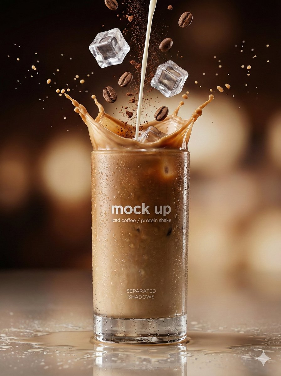 Flux 3 (flux-3.com) prompt example: Commercial beverage photography