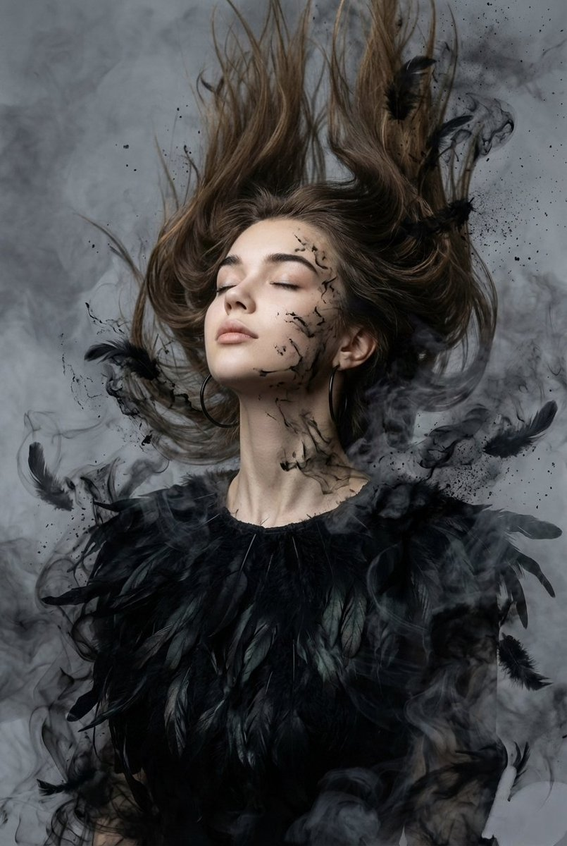 Flux 3 (flux-3.com) prompt example: Ethereal cinematic portrait