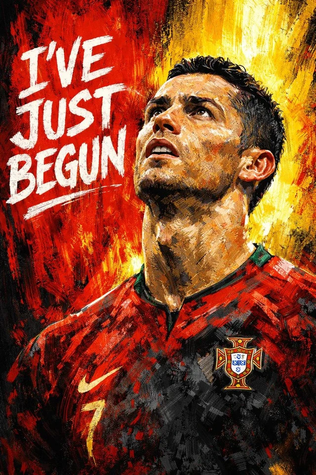 Flux 3 (flux-3.com) prompt example: Textured footballer painting